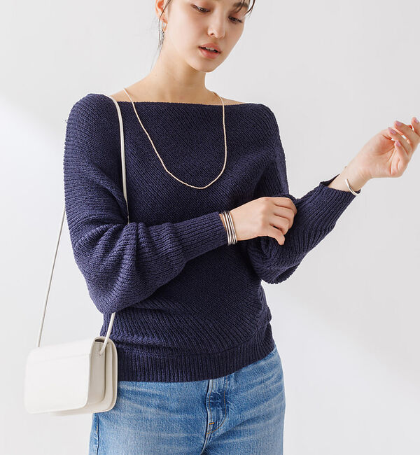 Rouge vif「ツイストニットプルオーバー」|ニット・セーター|