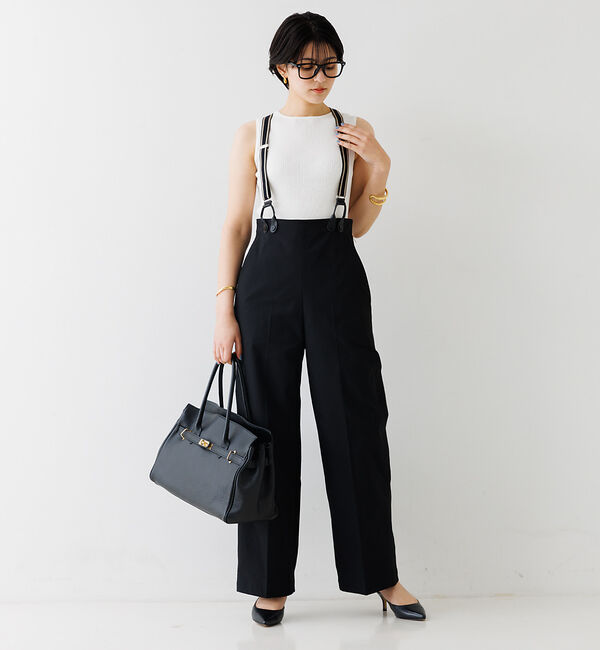 Rouge vif「サスペンダー付き2WAYワイドパンツ」|その他|