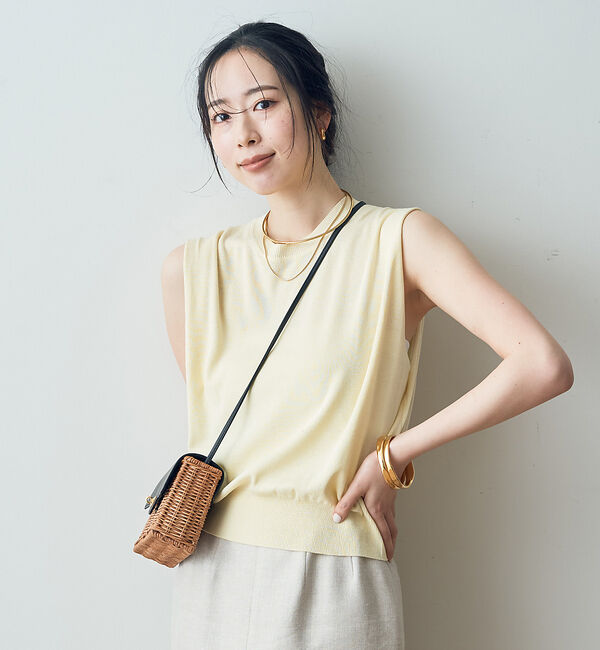 Rouge vif「ショルダータックハイゲージニットプルオーバー」|ニット・セーター|