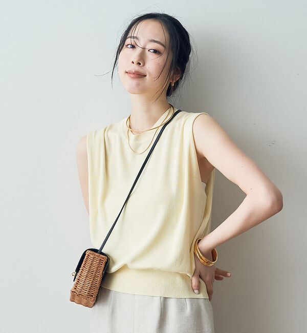 Rouge vif「ショルダータックハイゲージニットプルオーバー」|ニット・セーター|