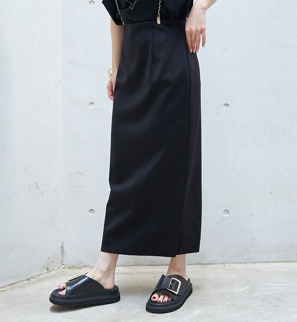 Rouge vif「【4サイズ展開】ストレッチダンボールタイトスカート」|スカート|