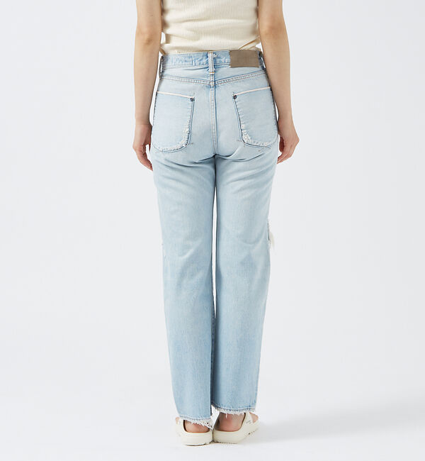 Rouge vif「【KURO/クロ】GRAPHITE INDIGO / ストレートデニム / ダメ」|デニム|