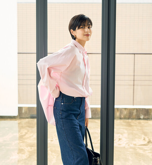 Rouge vif「マチ付きドルマンワイドシャツ」|シャツ・ブラウス|