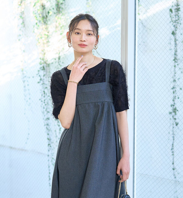 Rouge vif「デニムライクベアキャミワンピース」|ワンピース|