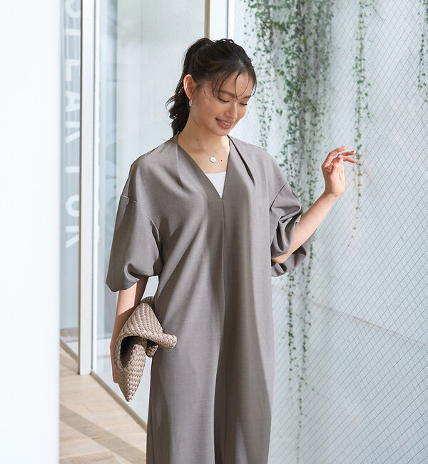 Rouge vif「【セットアップ対応】タックリラックスワンピース」|ワンピース|