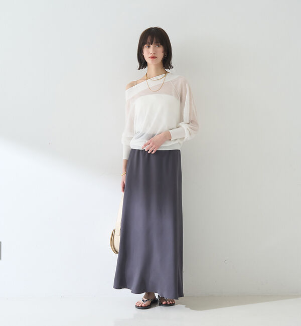 Rouge vif「オフショルシアーニットプルオーバー」|ニット・セーター|