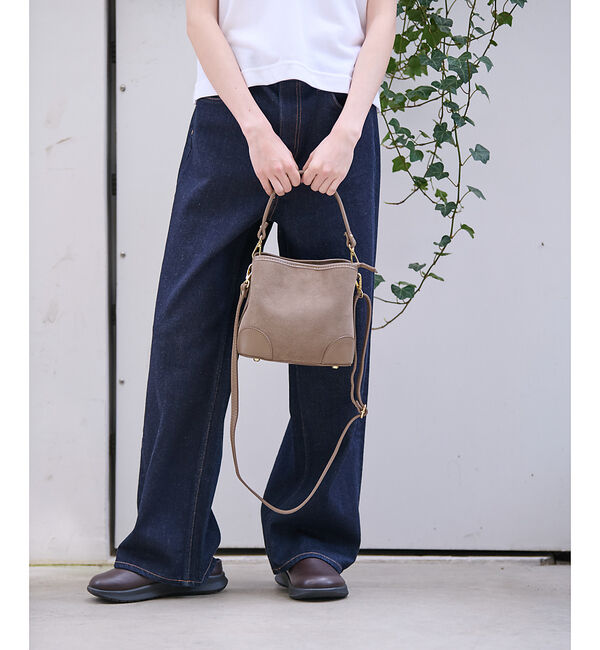 Rouge vif「【AULENTTI/オウレンティ】2WAY スウェードワンハンドルミニバッグ /」|ハンドバッグ|