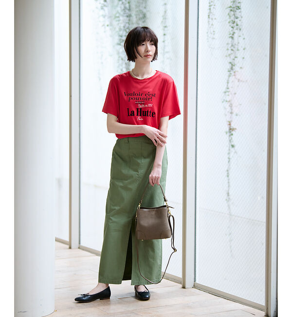 Rouge vif「【AULENTTI/オウレンティ】2WAY スウェードワンハンドルミニバッグ /」|ハンドバッグ|