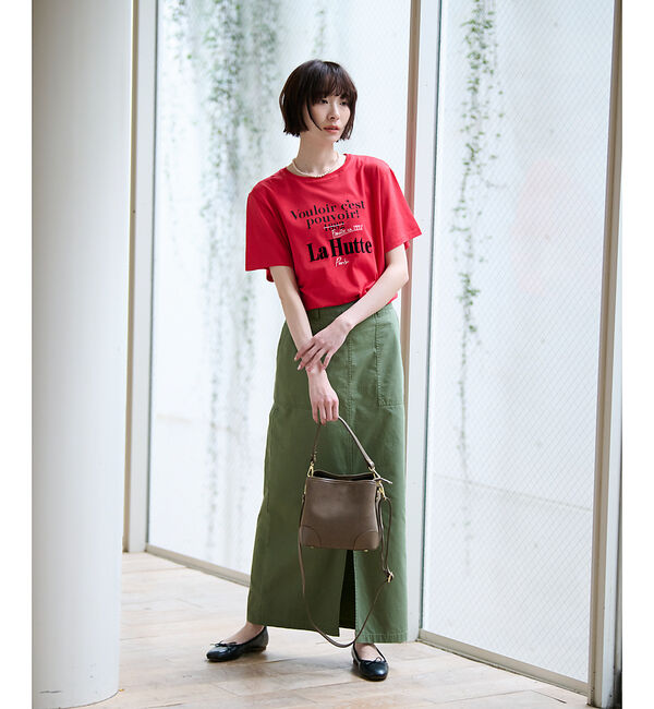 Rouge vif「【AULENTTI/オウレンティ】2WAY スウェードワンハンドルミニバッグ /」|ハンドバッグ|