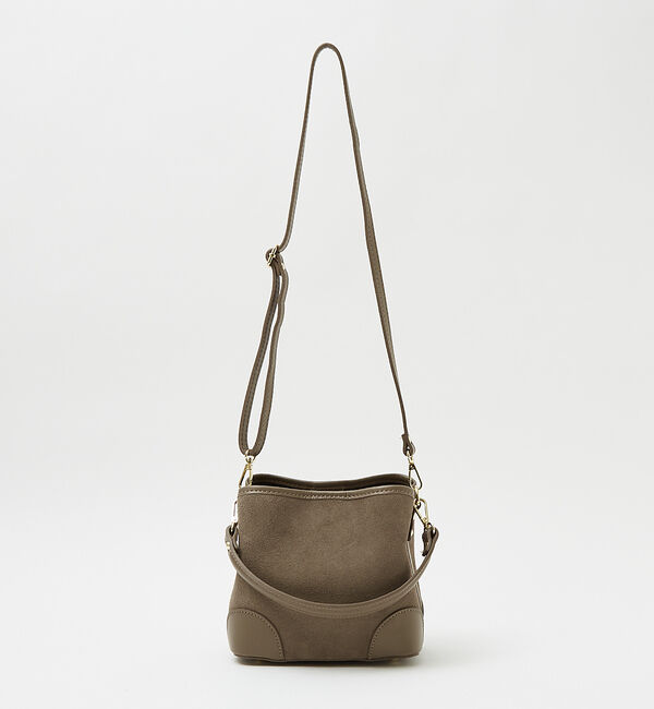 Rouge vif「【AULENTTI/オウレンティ】2WAY スウェードワンハンドルミニバッグ /」|ハンドバッグ|