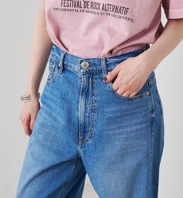 Rouge vif「【NEEDBY heritage/ニードバイヘリテージ】KOH ワイドストレート」|デニム|