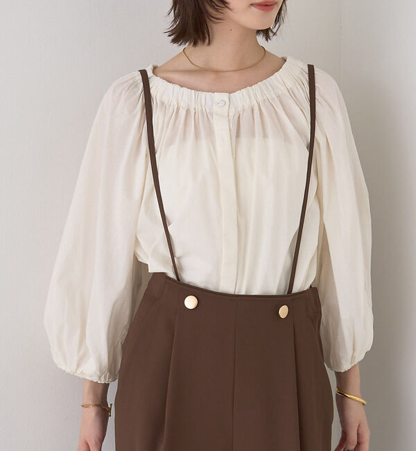Rouge vif「ローンオフショルブラウス」|シャツ・ブラウス|オフホワイト