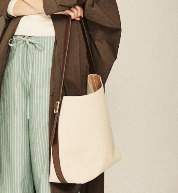 Rouge vif「【CHIMERE/シメール】キャンバスワンショルダーバッグ」|ショルダー・メッセンジャー|ブラウン