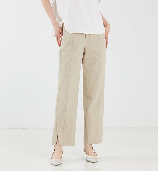 qualite「【セットアップ対応】2WAYストレッチストレートパンツ」|その他|ベージュ
