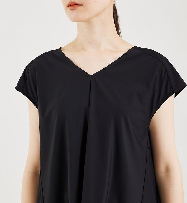 qualite「クールトリコットブラウス」|シャツ・ブラウス|