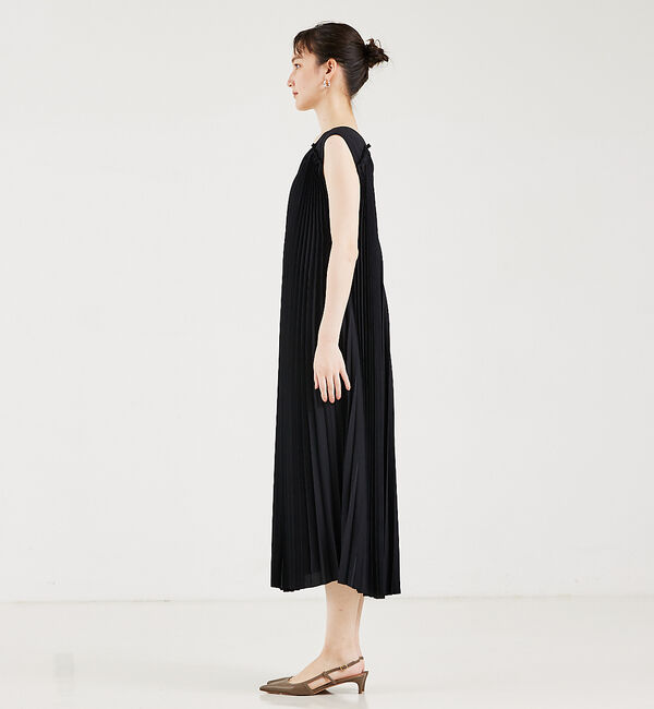 qualite「サーキュラープリーツワンピース」|ワンピース|