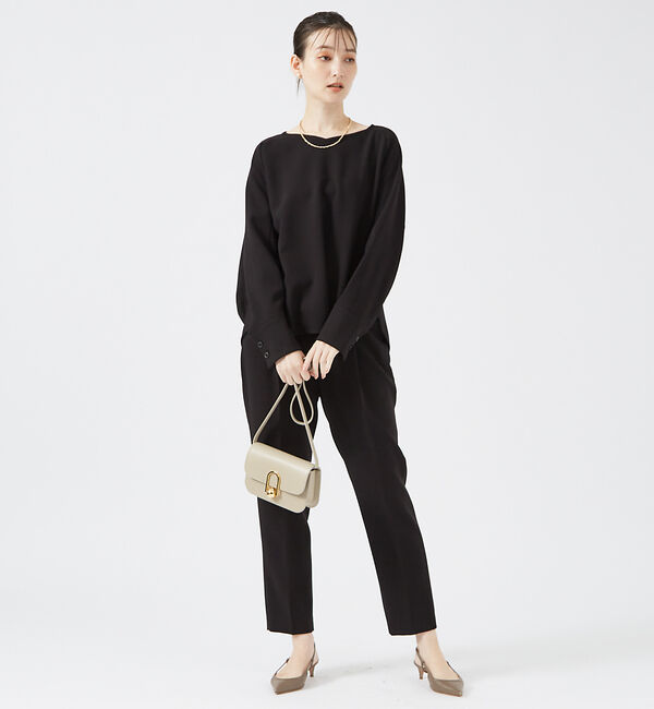 qualite「【ベストセラー】ダブルクロスセンタープレスパンツ」|その他|