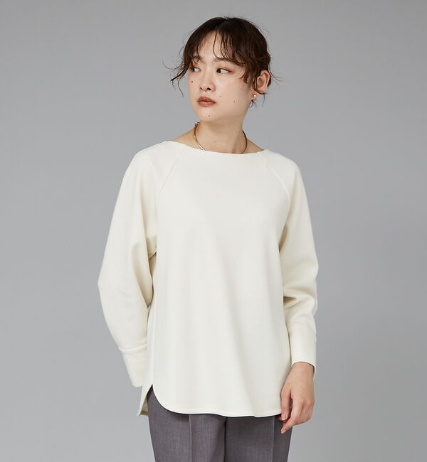 qualite「ウールジョーゼッドプルオーバー」|シャツ・ブラウス|