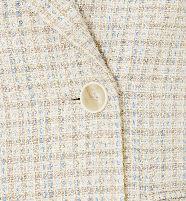 qualite「ミックスカラーツイードダブルジャケット」|その他|