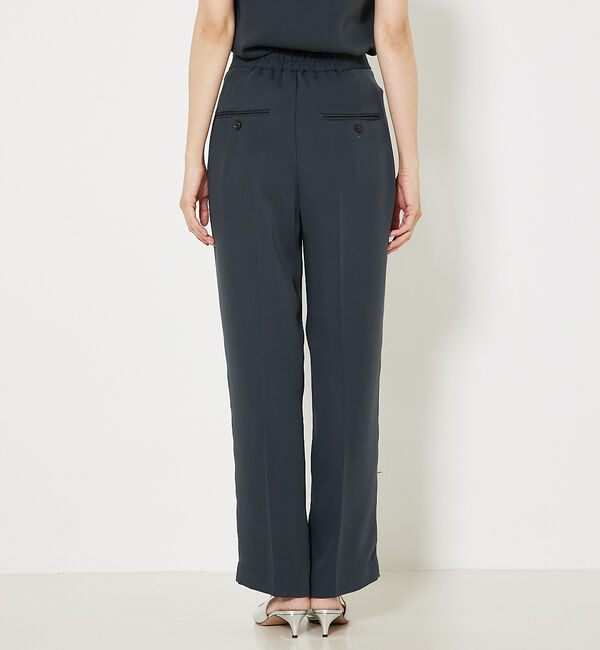 qualite「トルコサテンストレートパンツ」|その他|