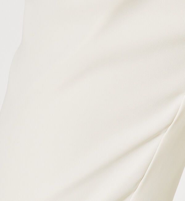 qualite「トルコサテンドロストパンツ」|スラックス|