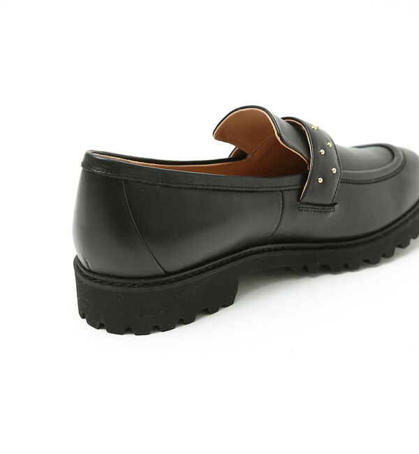 AU BANNISTER「【軽量】スタッズボリュームローファー」|ローファー|