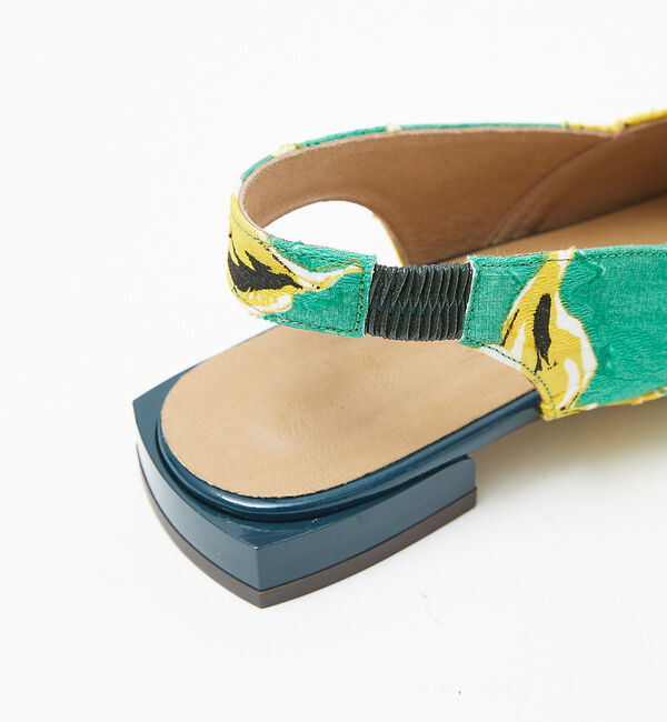 AU BANNISTER「スリングバックオープントゥフラット」|サンダル|