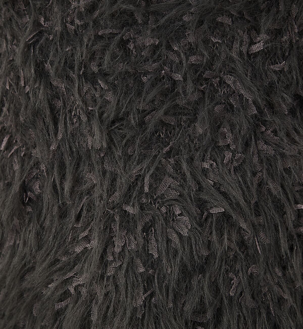 abahouse mavie「フェザーチュールヤーンニットベスト」|ベスト・ジレ|