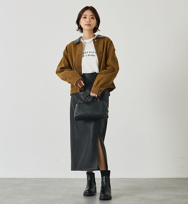 abahouse mavie「デニム/カツラギショートカバーオール」|その他|