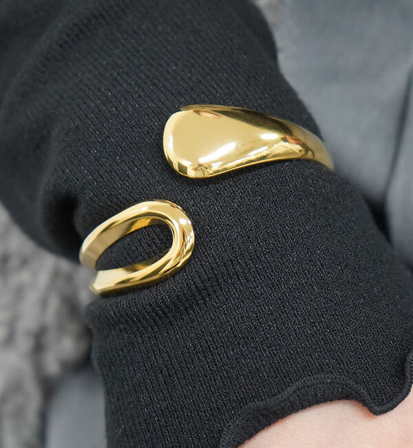 abahouse mavie「【NOVA】サージカルステンレスアシンメバングル」|ブレスレット・バングル|