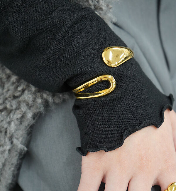 abahouse mavie「【NOVA】サージカルステンレスアシンメバングル」|ブレスレット・バングル|