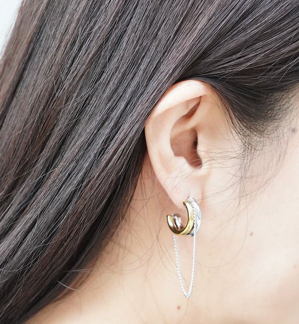 abahouse mavie「【NOVA】サージカルステンレスUピアス」|ピアス|