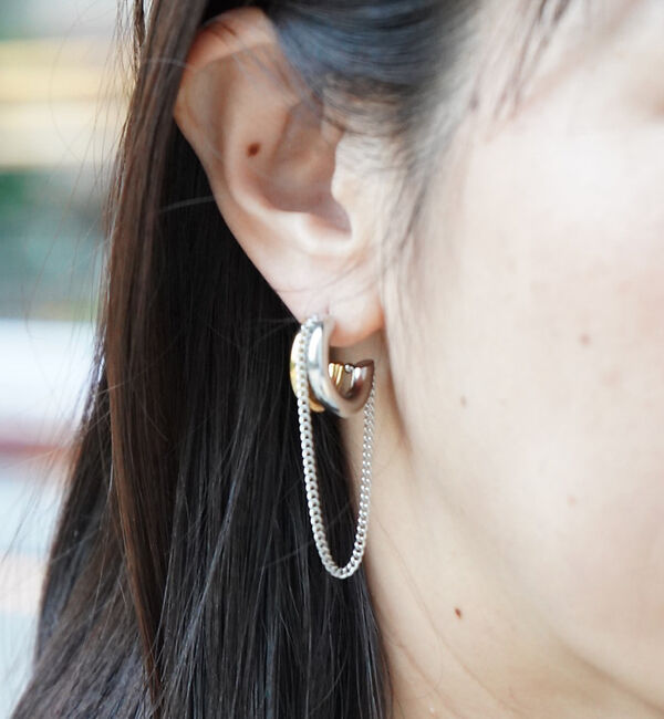 abahouse mavie「【NOVA】サージカルステンレスUピアス」|ピアス|