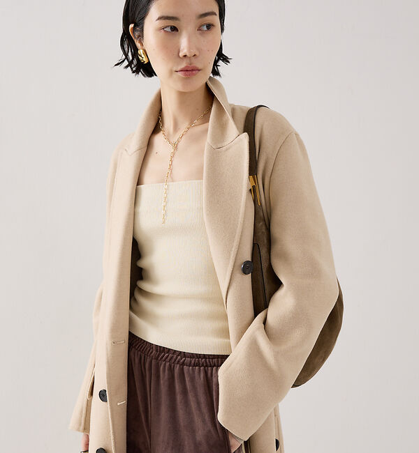 The Store by C' 「【COCUCA】リブチューブトップ」|キャミソール|