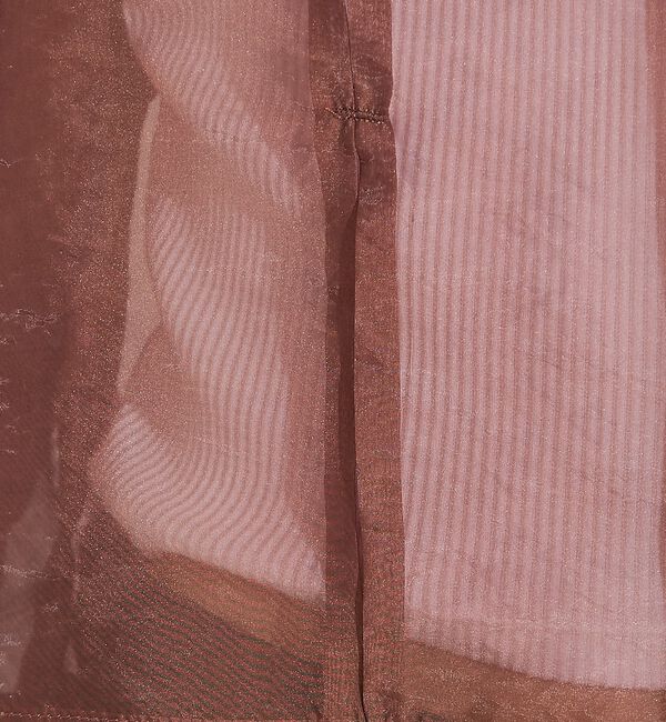 NOMINE「ハーフスリーブ シアー シャツ」|シャツ・ブラウス|