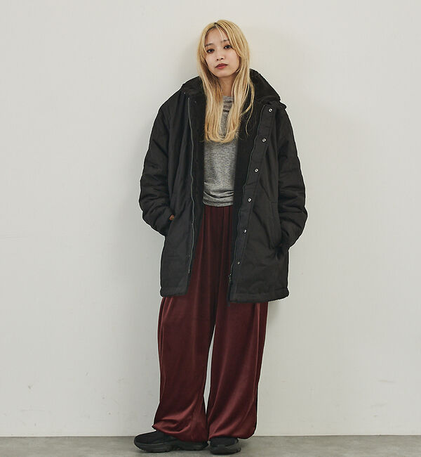 NOMINE「【TAION】リバーシブル ダウンジャケット / ブルゾン（キルティング&times;ボア）」|ダウン|