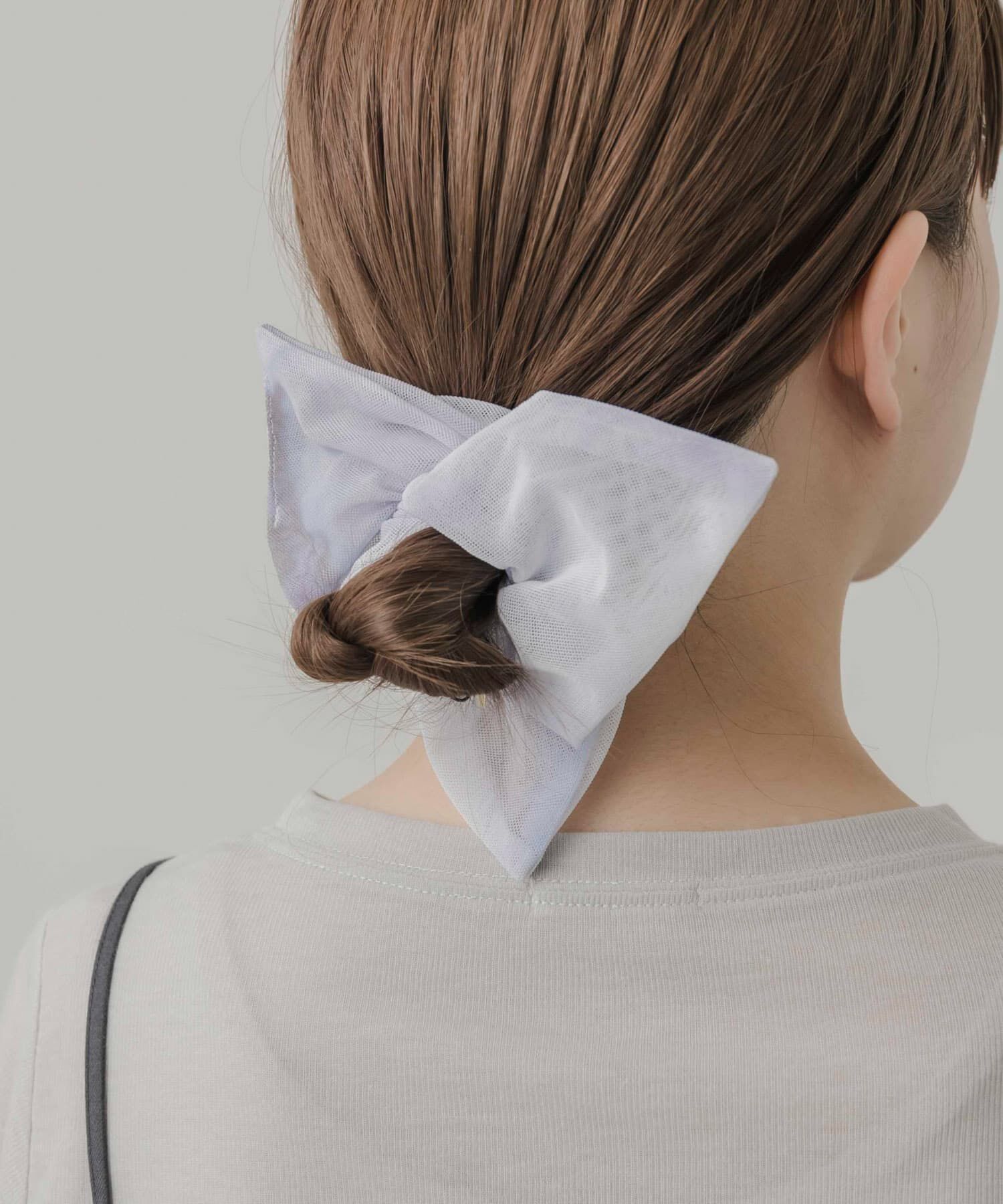 SMELLY「タイダイシアーメッシュヘンケイシュシュ」|ヘアゴム・シュシュ|