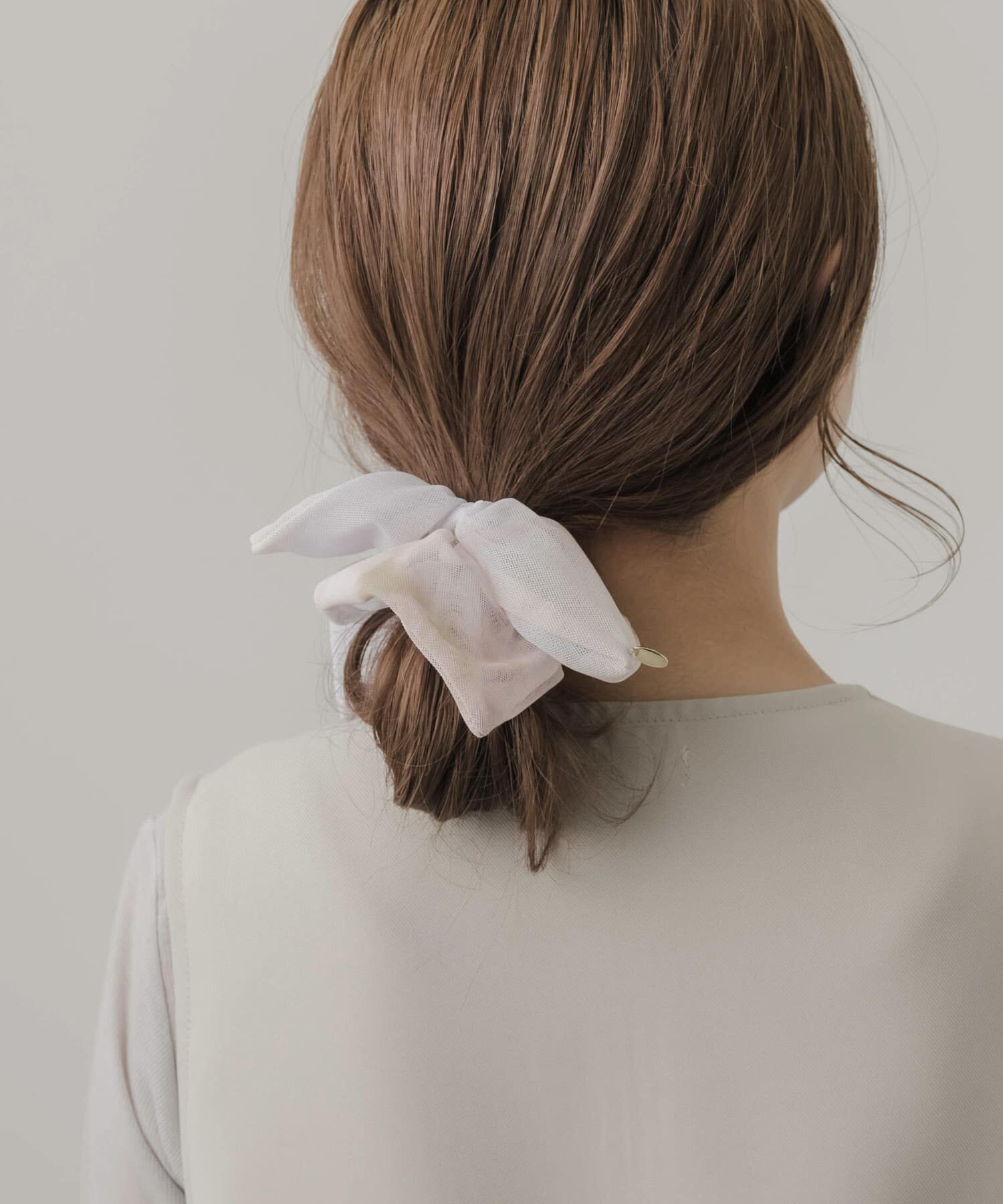 SMELLY「タイダイシアーメッシュヘンケイシュシュ」|ヘアゴム・シュシュ|