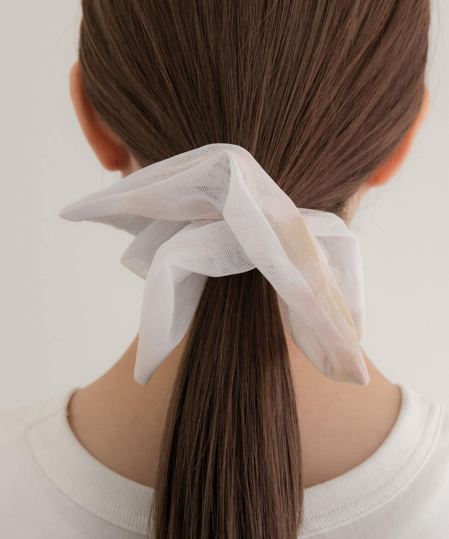 SMELLY「タイダイシアーメッシュヘンケイシュシュ」|ヘアゴム・シュシュ|