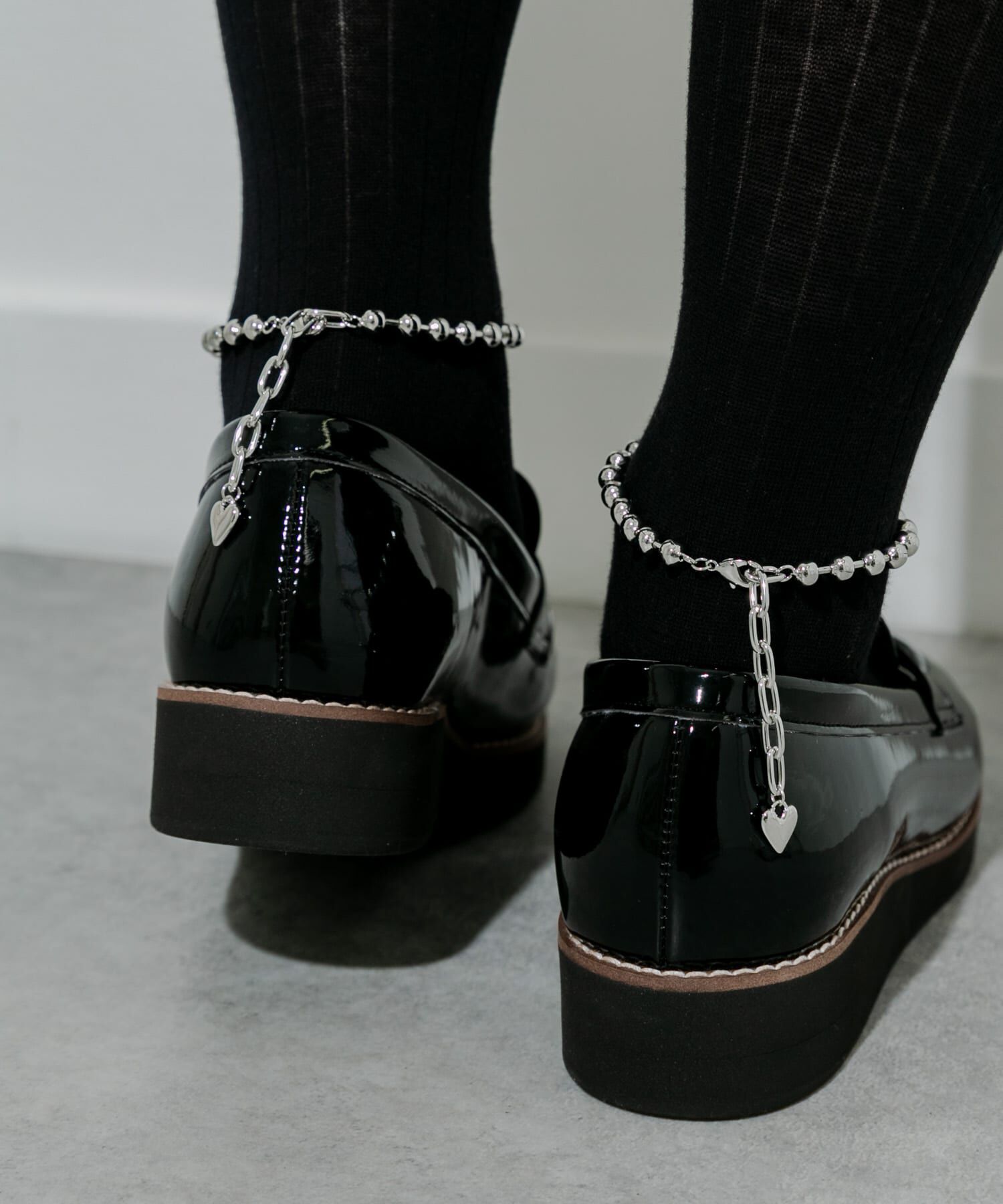 SMELLY「『WEB/一部店舗限定』ボールエンドハートアンクレット」|アンクレット|