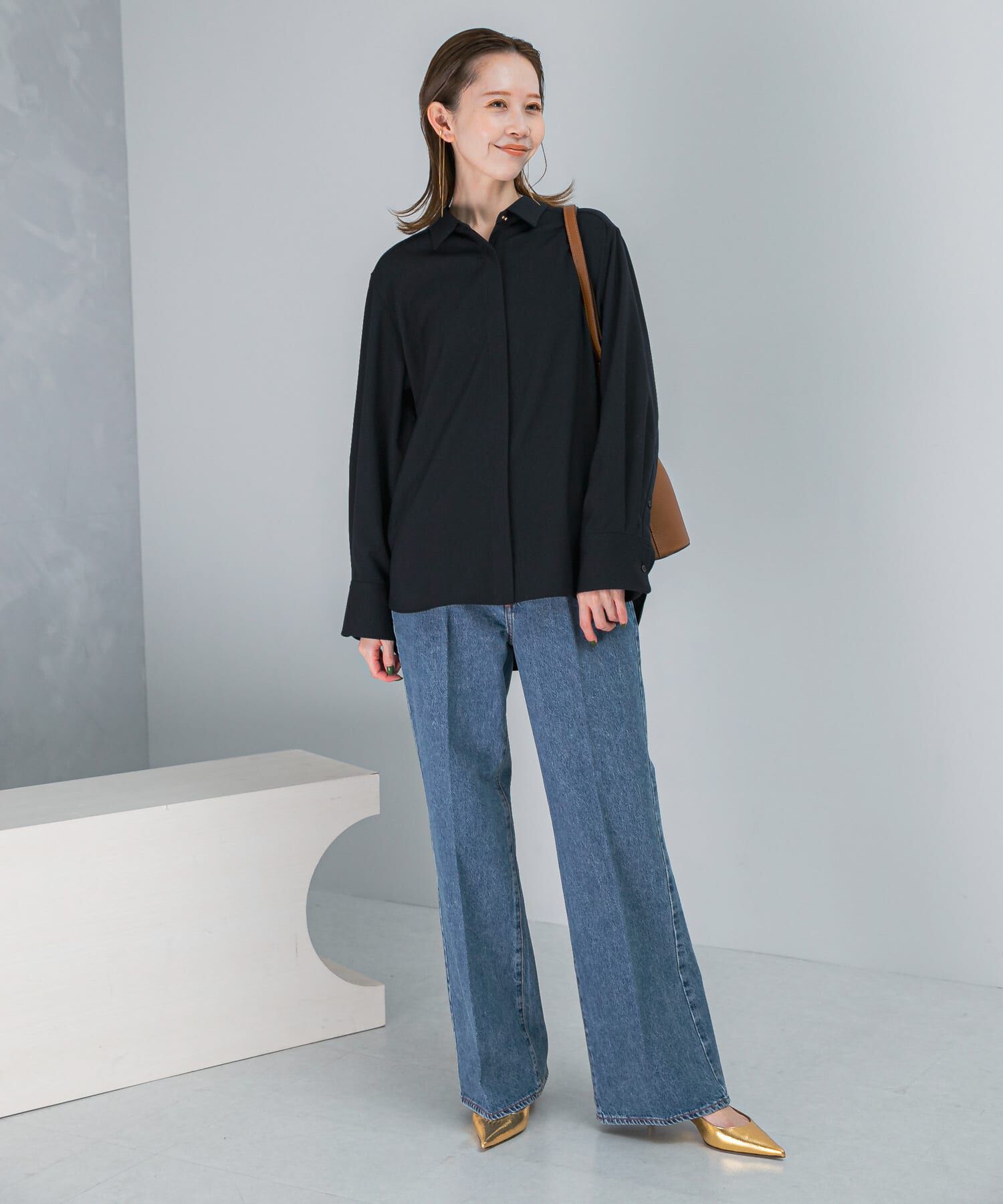 URBAN RESEARCH ROSSO「イージーケアウーステッドシャツ」|シャツ・ブラウス|