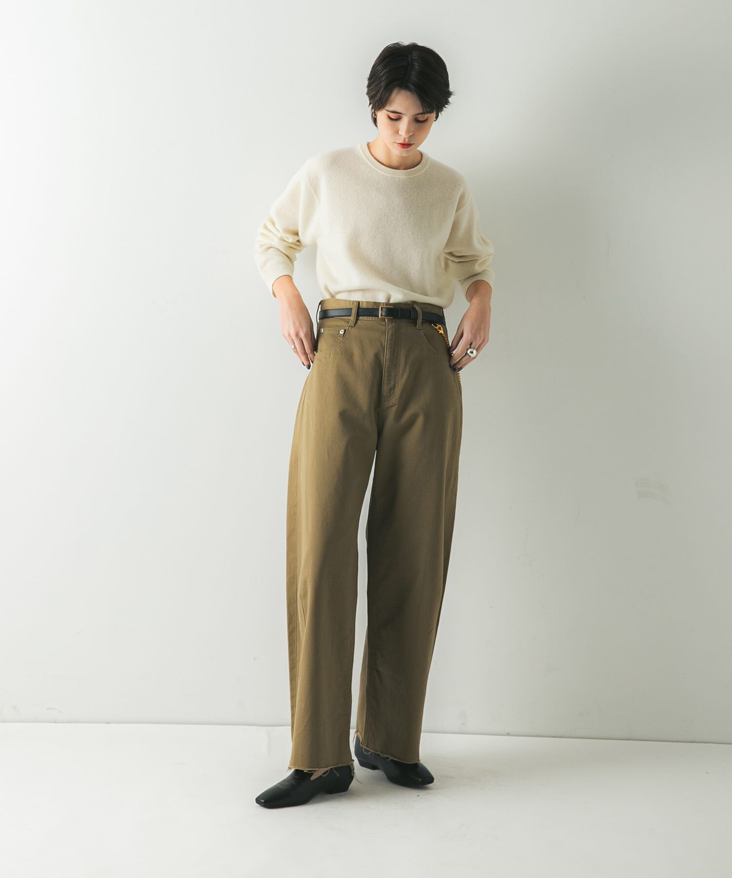 URBAN RESEARCH「ウール100 クルーネックソフトニット」|ニット・セーター|