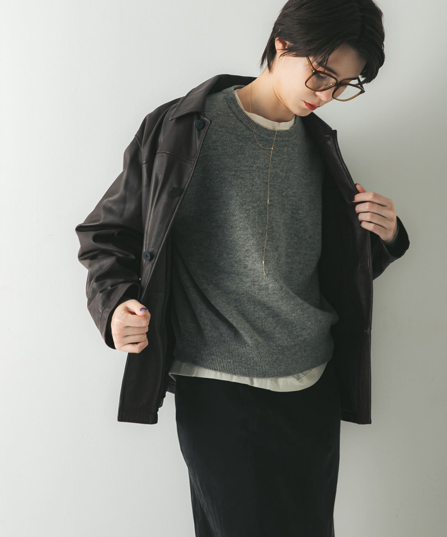 URBAN RESEARCH「ウール100 クルーネックソフトニット」|ニット・セーター|