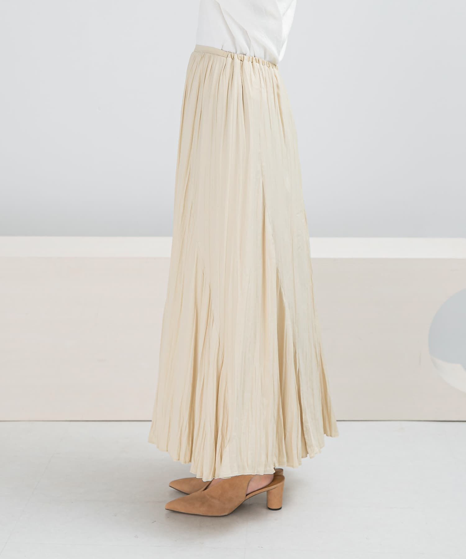 URBAN RESEARCH ROSSO「ワッシャープリーツスカート」|スカート|