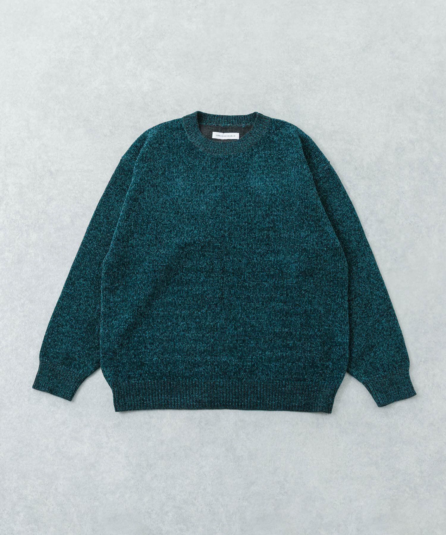 URBAN RESEARCH「ローゲージモールニット」|ニット・セーター|グリーン