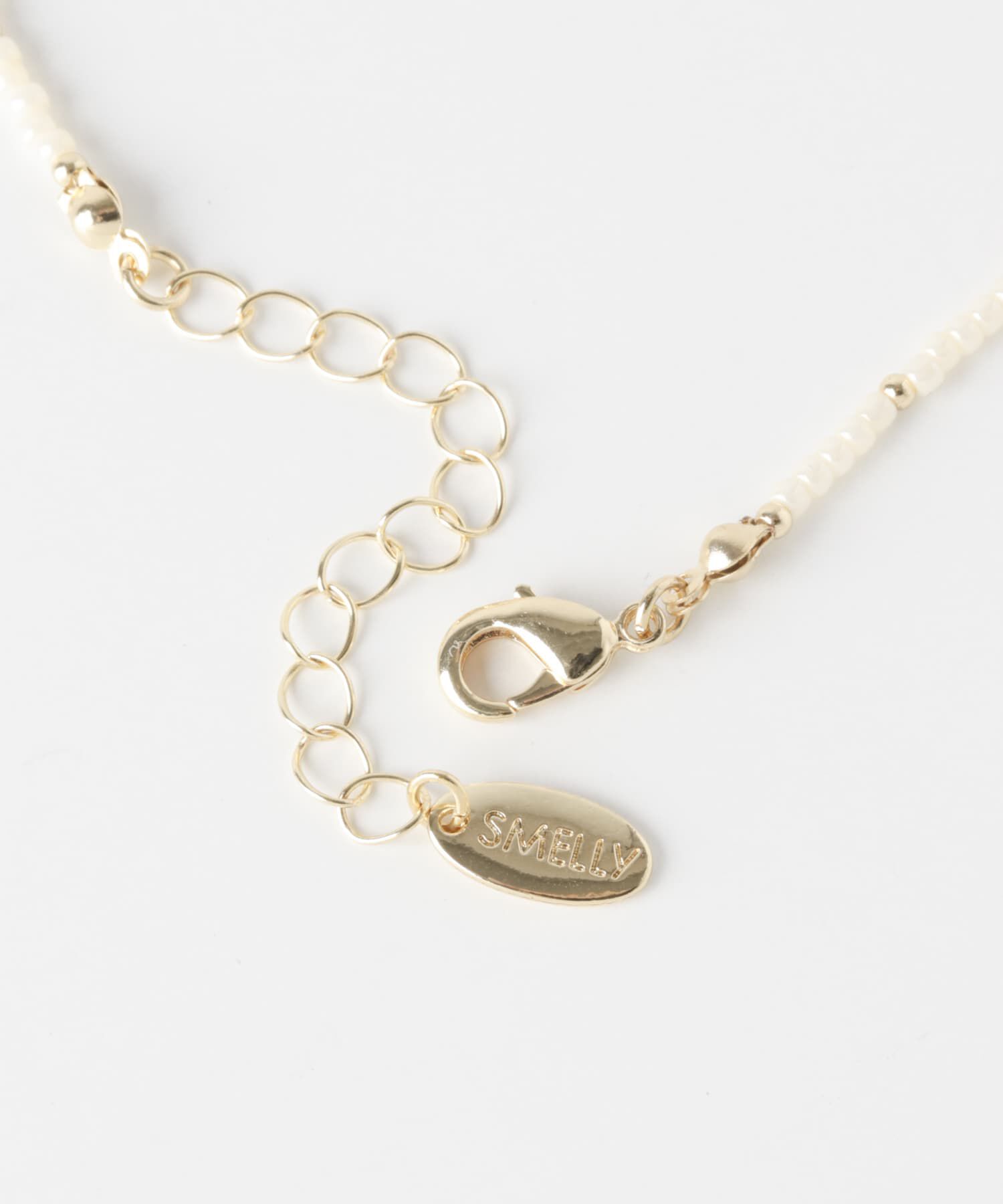 SMELLY「ハートビーズネックレス」|ネックレス|