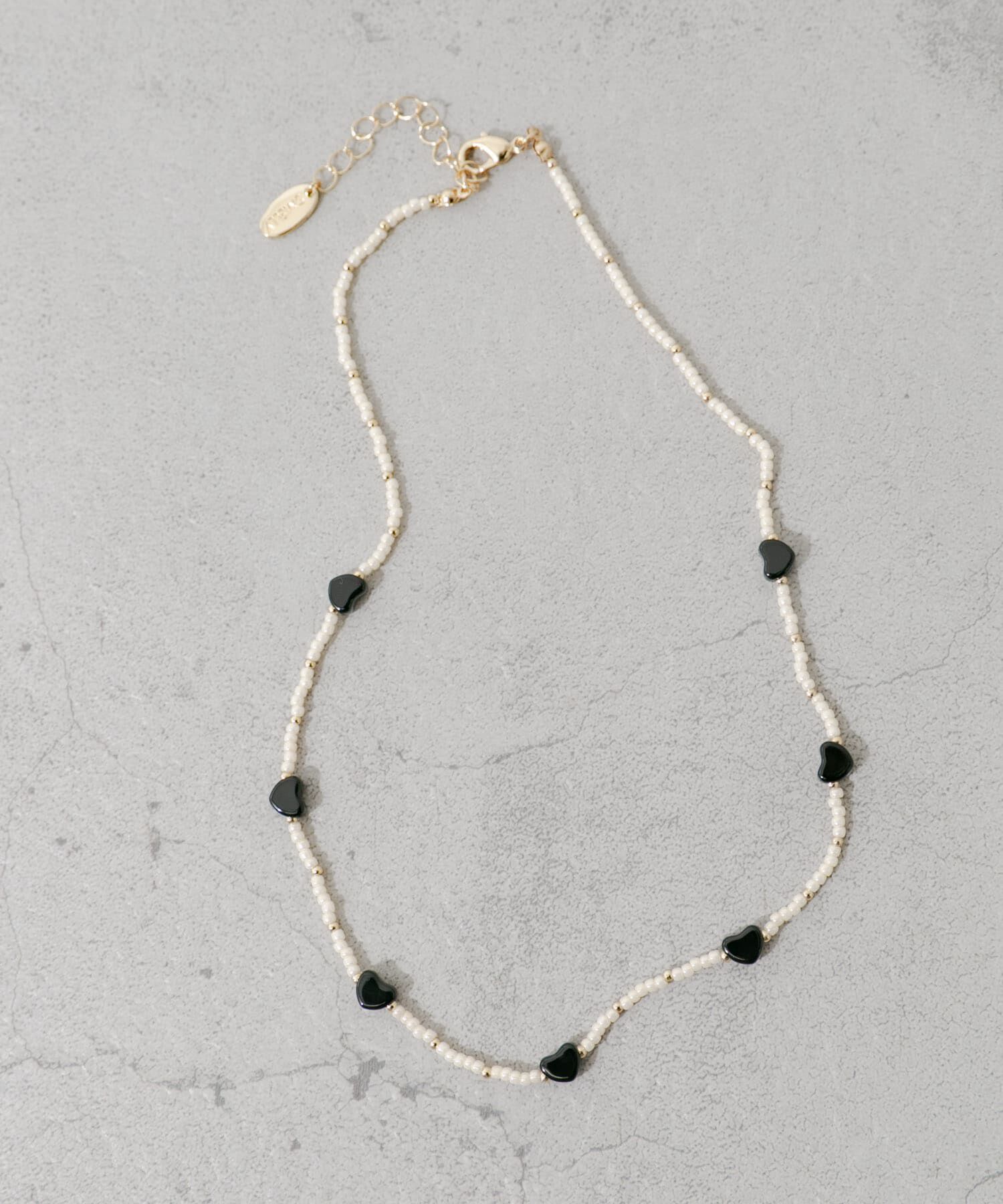 SMELLY「ハートビーズネックレス」|ネックレス|