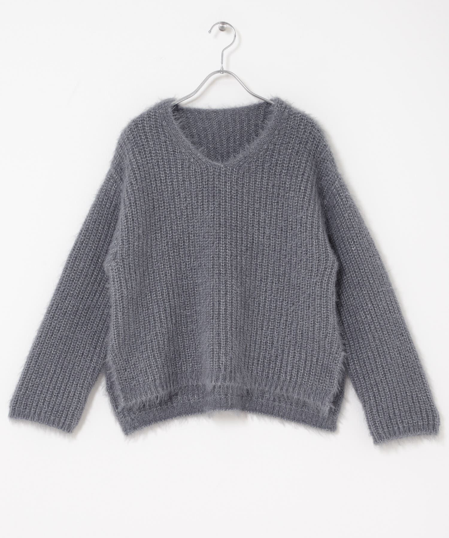 URBAN RESEARCH ROSSO「シャギーVネックニット」|ニット・セーター|