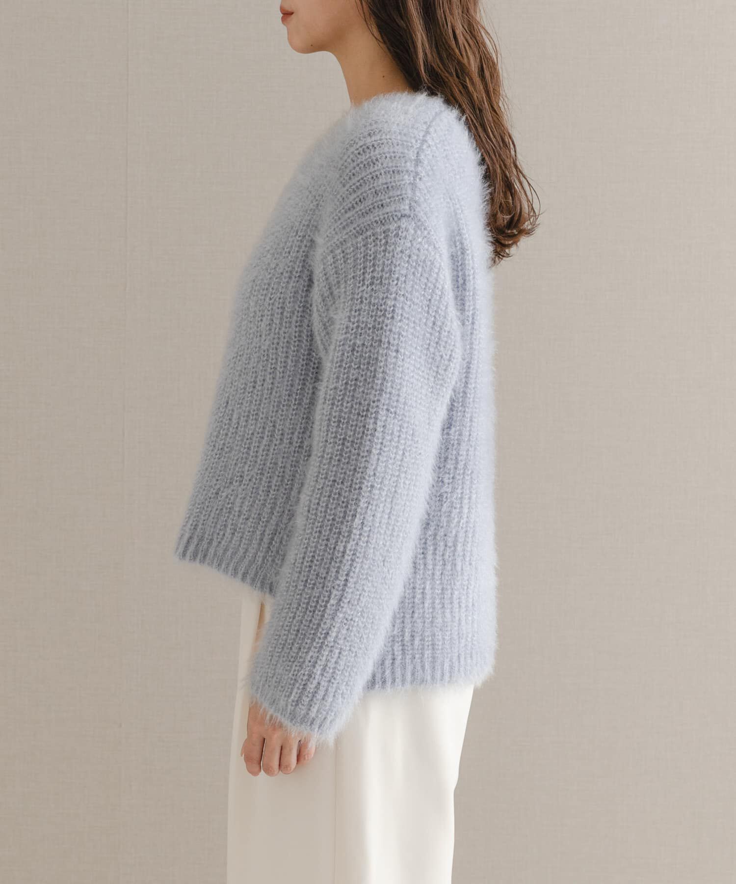 URBAN RESEARCH ROSSO「シャギーVネックニット」|ニット・セーター|