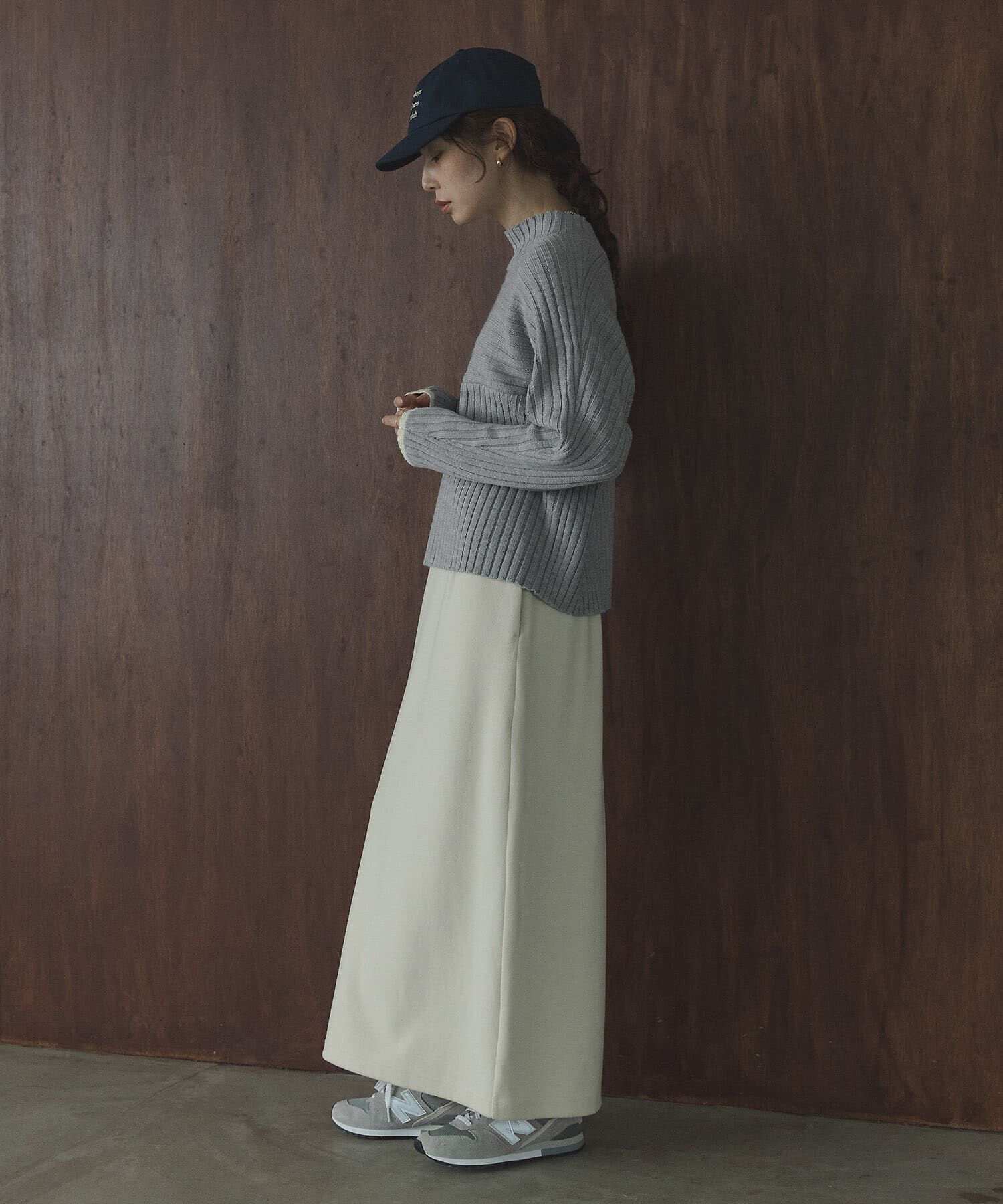 Sonny Label 「ワイドリブ切替えニット」|ニット・セーター|